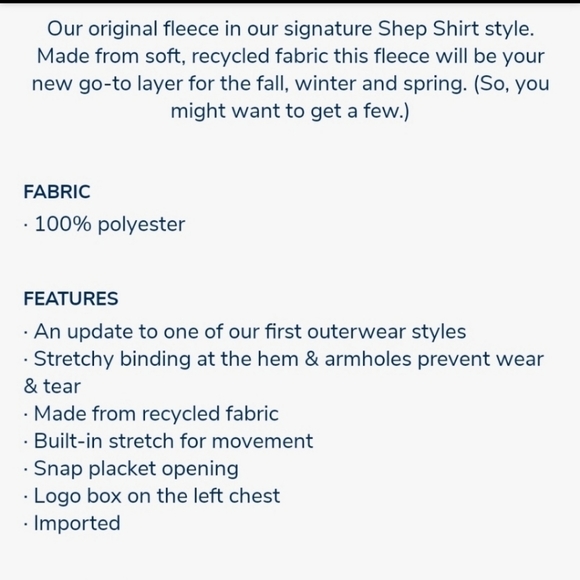 Vineyard Vines | NWOT XS White Sherpa Fleece Snap Placet Pullover - Picture 14 of 15